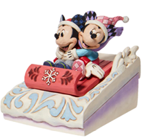 Pre-Order Mickey & Minnie Sledding 6008972