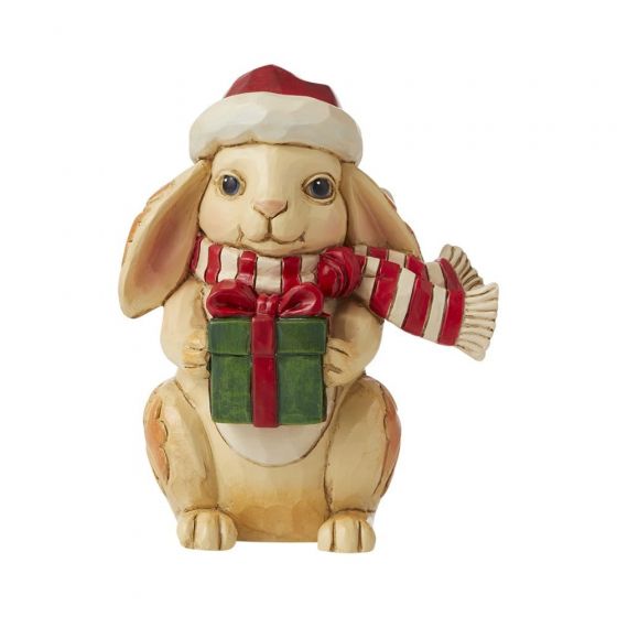 Mini Christmas Bunny Figurine 6009012