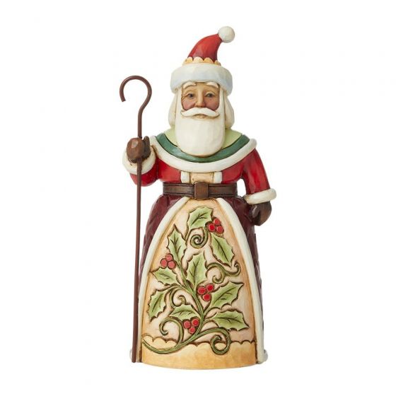 Pint Sized santa with Holly Figurine 6009003