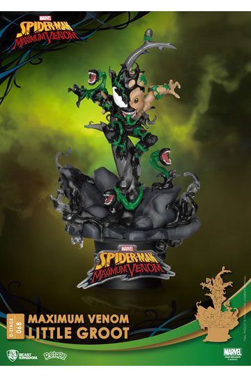 Marvel Comics D-Stage PVC Diorama Maximum Venom Little Groot 16 cm BKDDS-06
