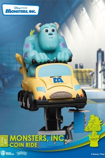 Disney Coin Ride Series D-Stage PVC Diorama Monsters Inc. 16 cm BKDDS-037