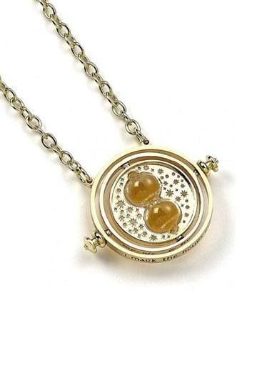 Harry Potter Pendant & Necklace Spinning Time Turner (gold plated) CRTWN009