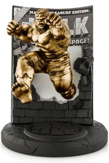 Marvel Pewter Collectible Statue Hulk Gilded Finish Limited Edition 22 cm R