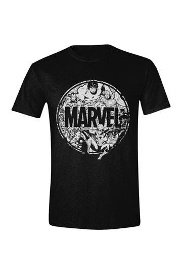 Marvel T-Shirt Character Circle PCMTS581MARL