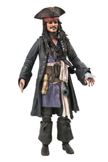 Pirates of the Caribbean Deluxe Action Figure Jack Sparrow 18 cm DIAMAUG202