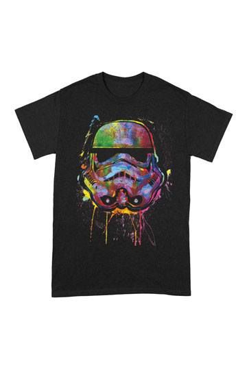 Star Wars T-Shirt Paint Splats Helmet PCMTS1066STWS