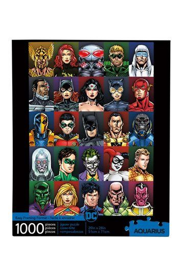 DC Comics Jigsaw Puzzle Faces (1000 pieces) NMR65359