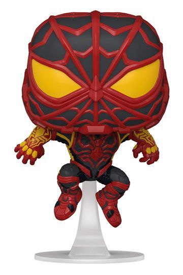 Marvel's Spider-Man POP! Games Vinyl Figure Miles Morales Strike Suit 9 cm