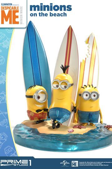 Despicable Me Statue Minions on the Beach 24 cm P1SPCFMINI-01