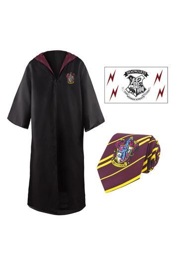 Harry Potter Robe, Nectie & Tattoo Set Gryffindor HPE5602L