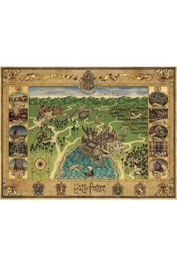 Harry Potter Jigsaw Puzzle Hogwarts Map (1500 pieces) RAVE16599 