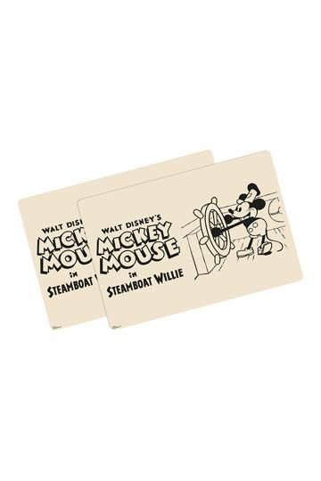 Mickey Mouse Lenticular Placemat 2-Pack Steamboat Willie GDL14908