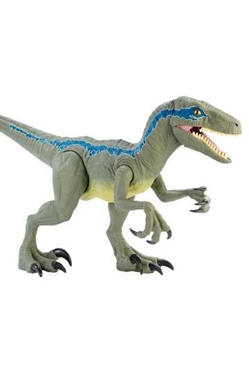 Jurassic World Dino Rivals Action Figure Super Colossal Velociraptor Blue 4
