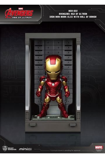 Avengers Age of Ultron Mini Egg Attack Action Figure Hall of Armor Iron Man Mark XLIII 8 cm BKDMEA-14050
