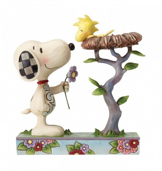 Snoopy and Woodstock in Nest Figurine 4054079