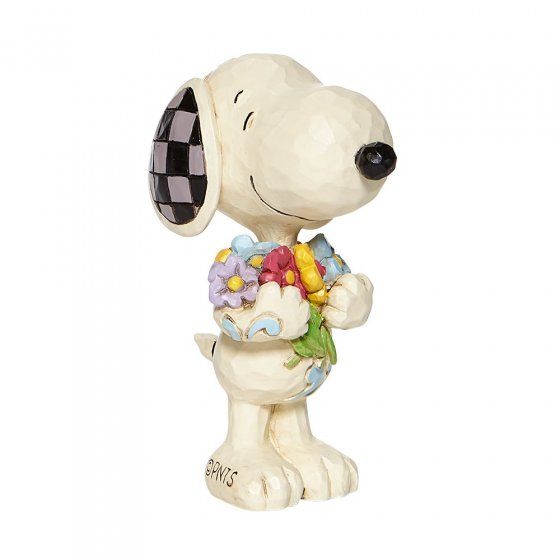Snoopy with Flowers Mini Figurine 6007962