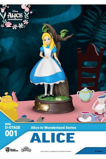 Alice in Wonderland Mini Diorama Stage PVC Statue Alice 10 cm BKDMDS-001A