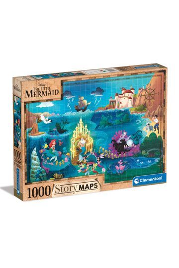 Disney Story Maps Jigsaw Puzzle The Little Mermaid (1000 pieces) CLMT39664