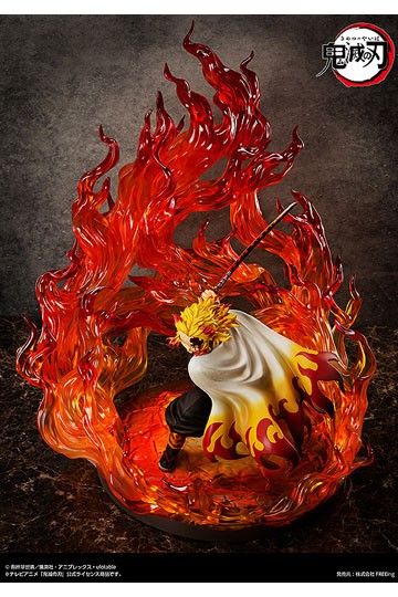 Demon Slayer Kimetsu No Yaiba Statue 1 4 Kyojuro Rengoku Complete Edition 72 Cm Free