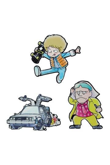 Back to the Future Pin Badge Set Limited Japanese Edition FNTK-UV-BF207