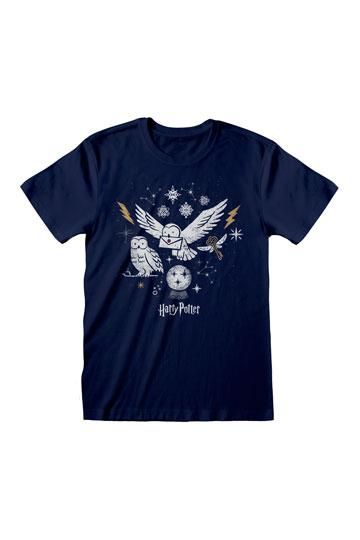 Harry Potter T-Shirt Christmas Owls HAR00542TSCL