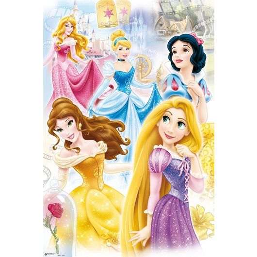 POSTER DISNEY PRINCESSES