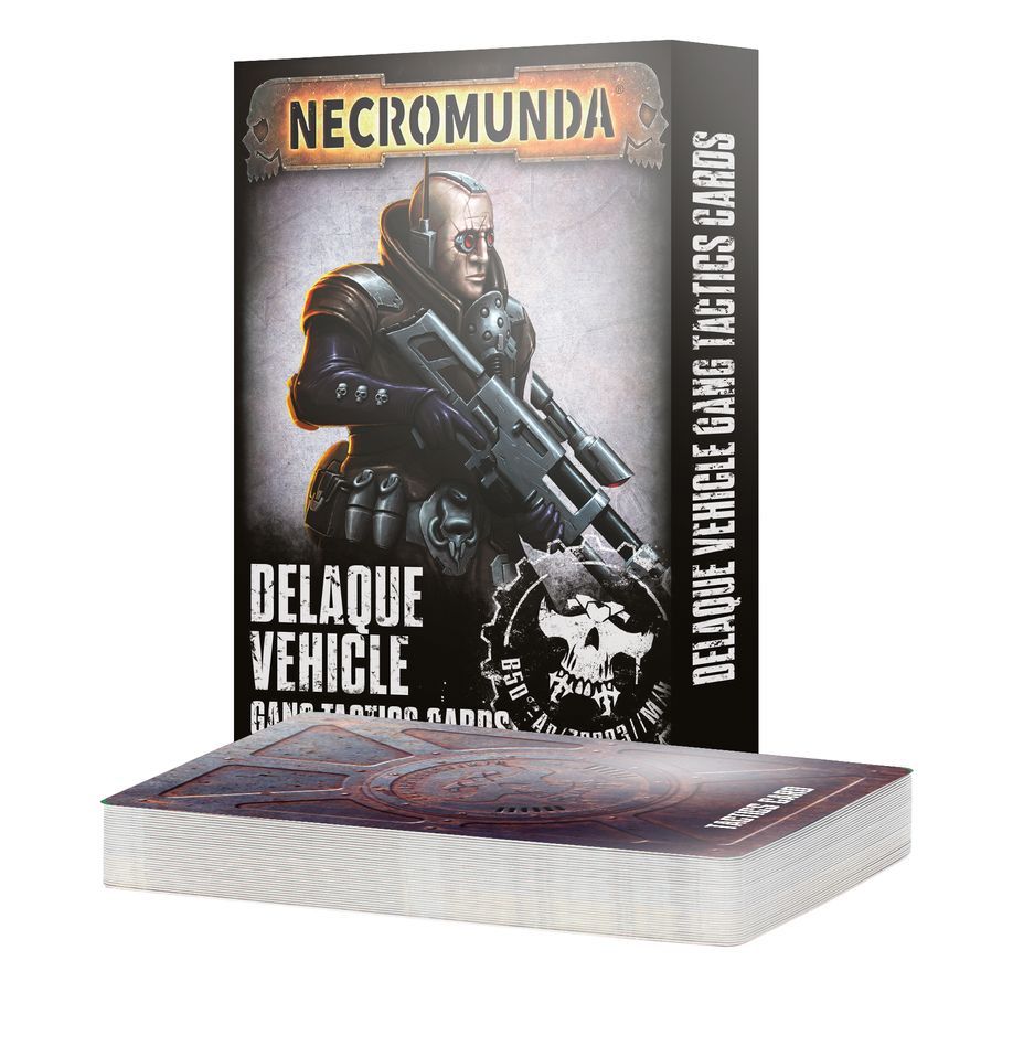 Necromunda: Delaque Vehicle Gang Tactics Cards RRP £12.50