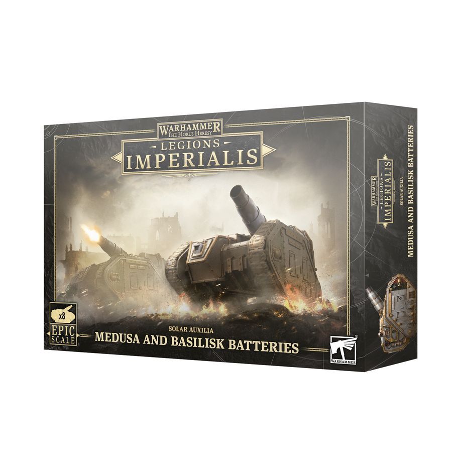 Legio Imperialis: Solar Auxilia: Medusa and Basilisk Batteries RRP £30.00