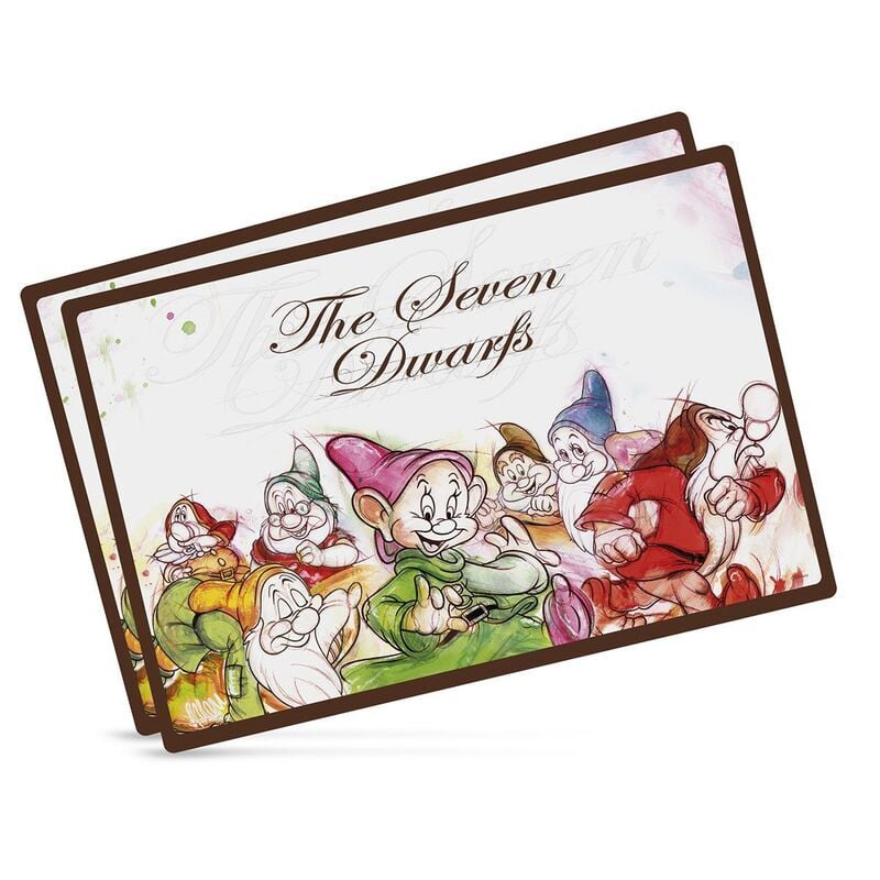 Set of 2 Place Mats 7 Dwarfs 45x30 cm