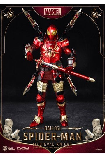 Marvel Dynamic 8ction Heroes Action Figure 1/9 Medieval Knight Spider-Man 20 cm