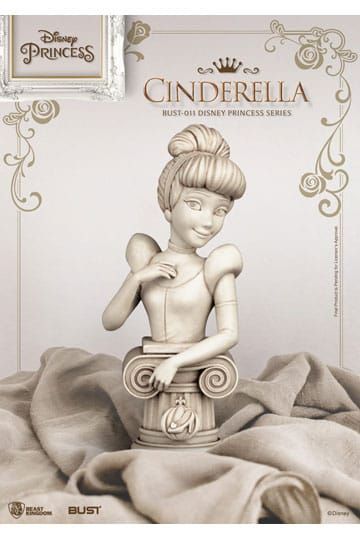 Disney Princess Series PVC Bust Cindarella 15 cm