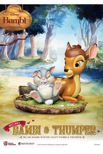 Disney Master Craft Statue Bambi & Thumper 26 cm