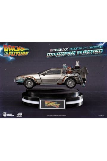 Back to the Future Egg Attack Floating Statue Back to the Future II DeLorean Deluxe Version heo EU Exclusive 20 cm