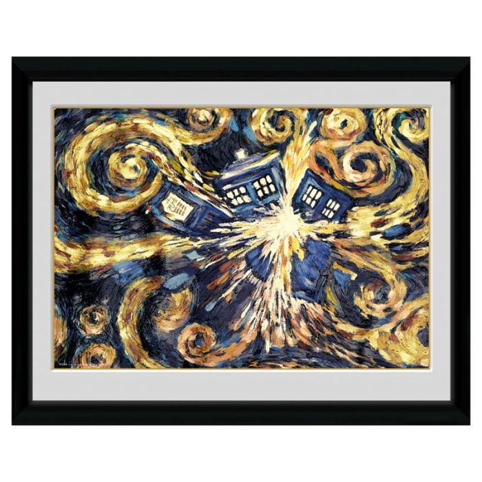 DOCTOR WHO - Framed Print 12x16 - Exploding Tardis