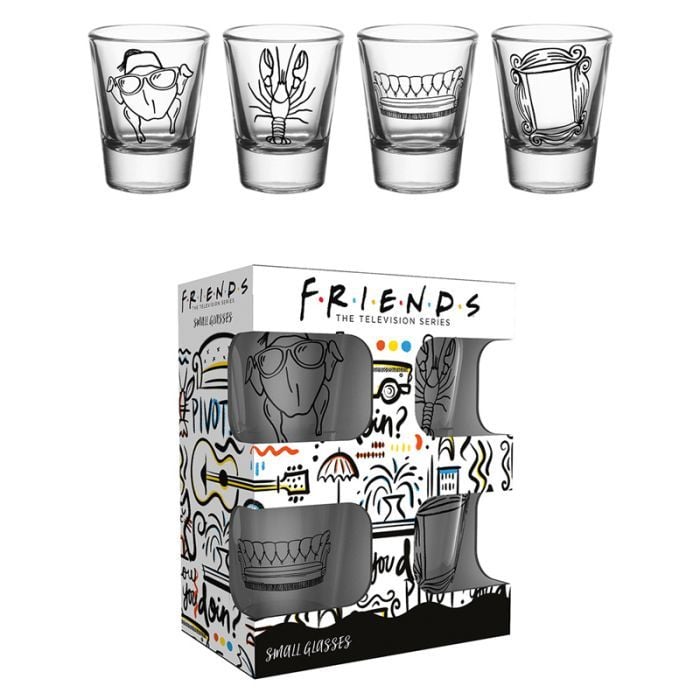 FRIENDS - Set of 4 shooters - Doodle