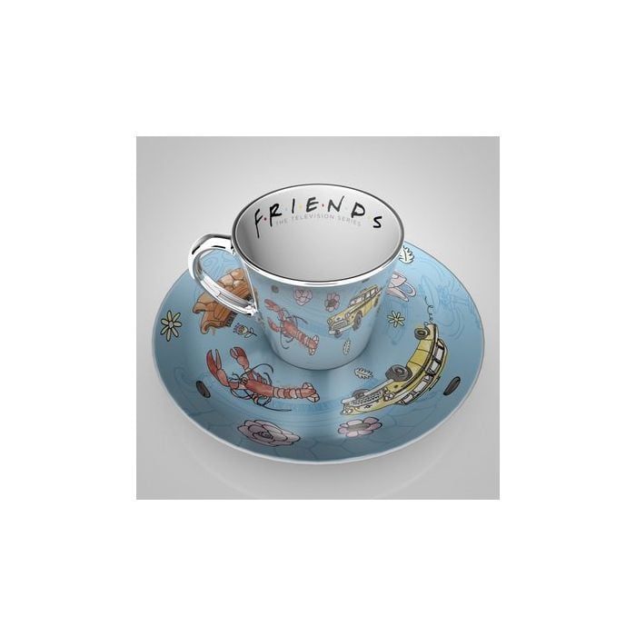 FRIENDS - Mirror mug & plate set