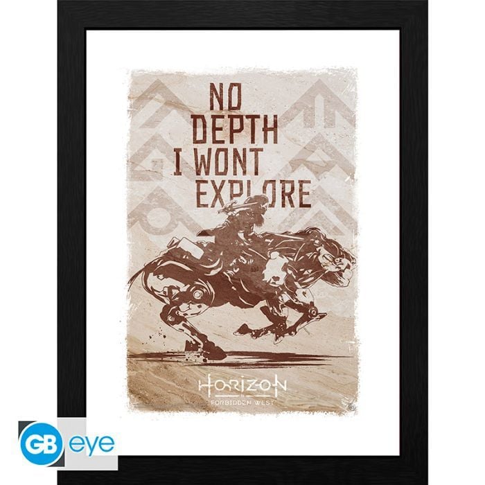 HORIZON RAW MATERIALS - Framed print "No Deptht"