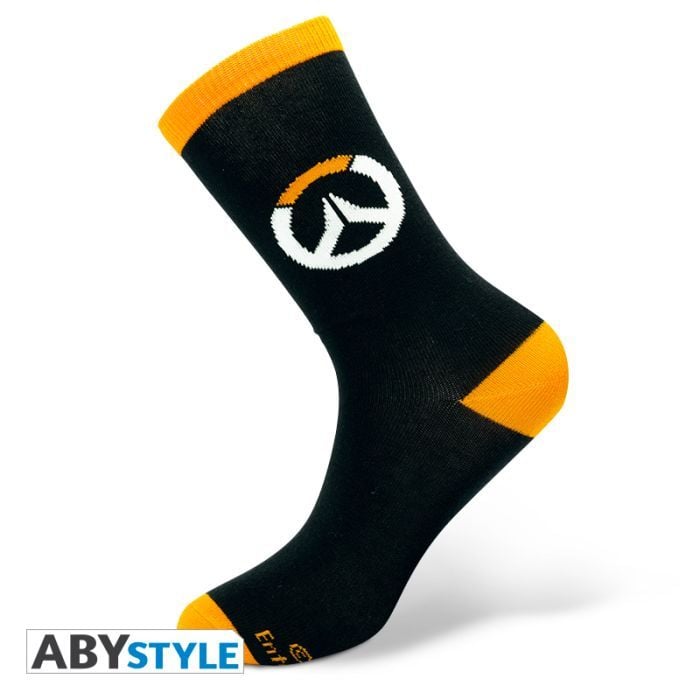 OVERWATCH - Socks - Black & Orange