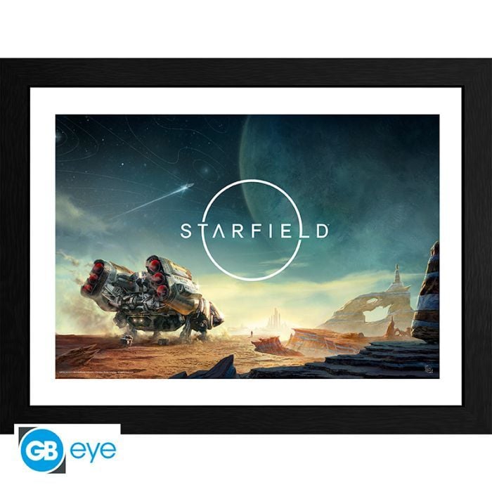 STARFIELD - Framed print "Landing" (30x40)