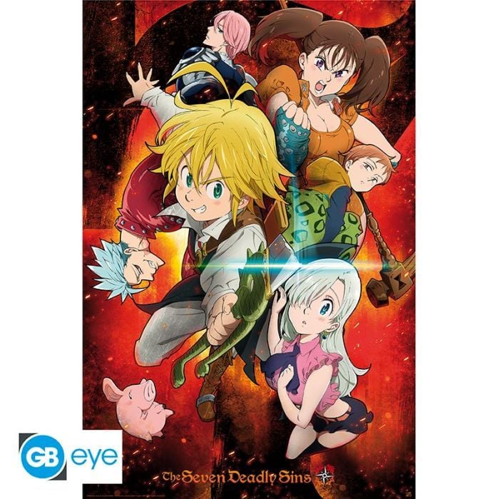 THE SEVEN DEADLY SINS - Poster Maxi 91.5x61