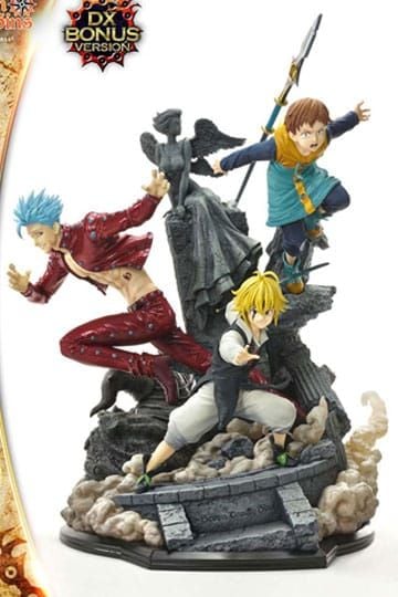 Seven Deadly Sins Concept Masterline Series Statue Meliodas, Ban and King Deluxe Bonus Version 55 cm