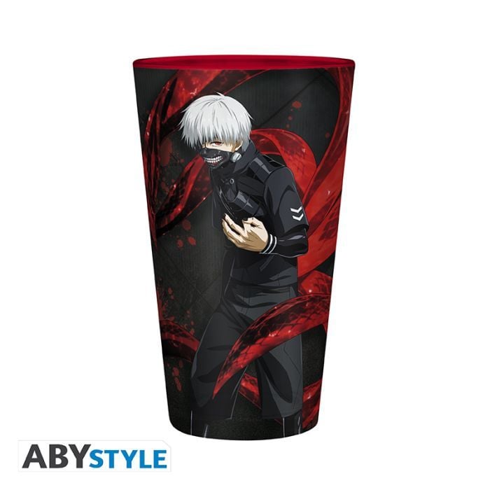 TOKYO GHOUL - Large Glass - 400ml - Kaneki & Mask