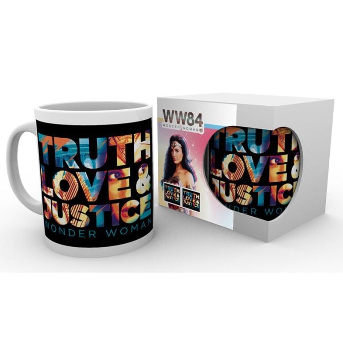 DC COMICS - 320ml Mug - Wonder Woman Truth, Love & Justice