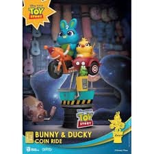 Disney Coin Ride Series D-Stage PVC Diorama Bunny & Ducky 16 cm