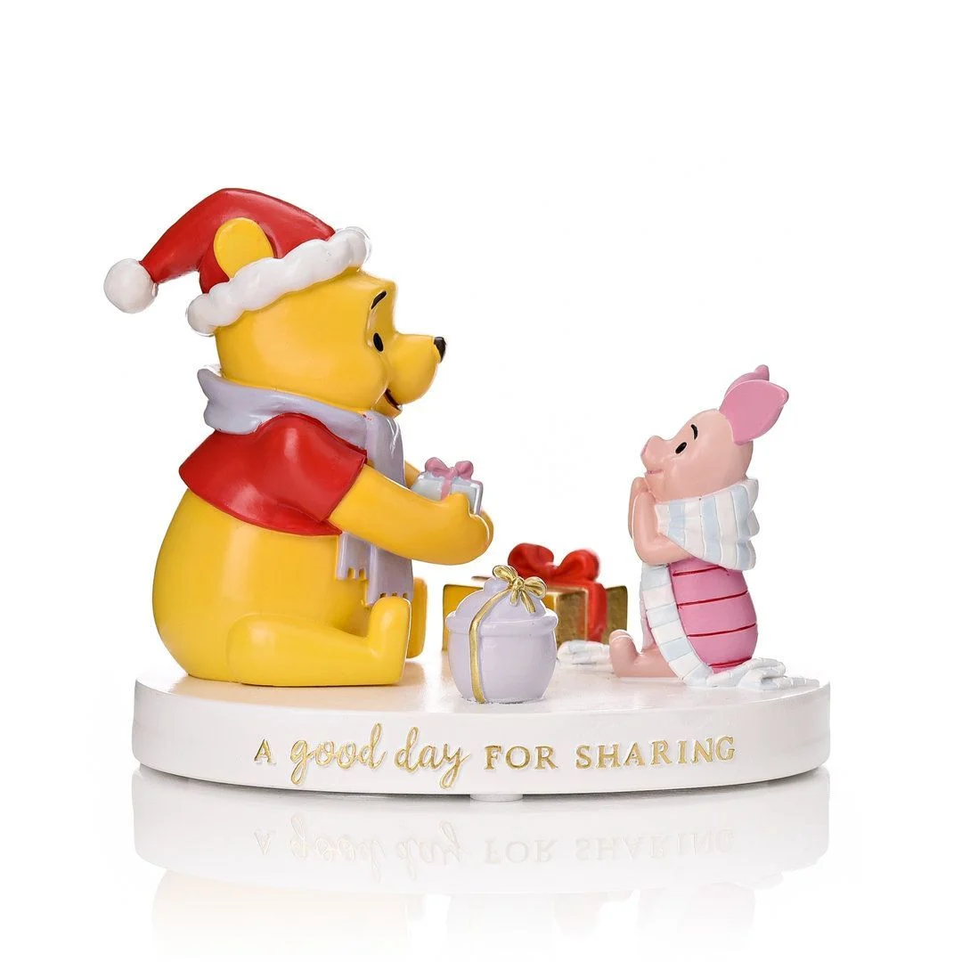 Disney Winnie Large Figurine "A Good Day for Sharing"