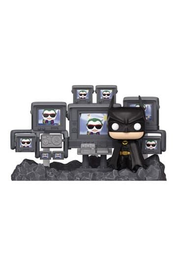 Batman 85th Anniversary POP Moments Deluxe Vinyl Figures Batman in Batcave 9 cm