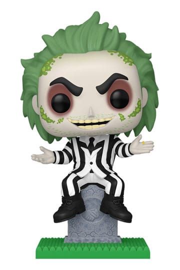 Beetlejuice POP! Plus Movies Vinyl Figure Beetlejuice w/tombstone 9 cm