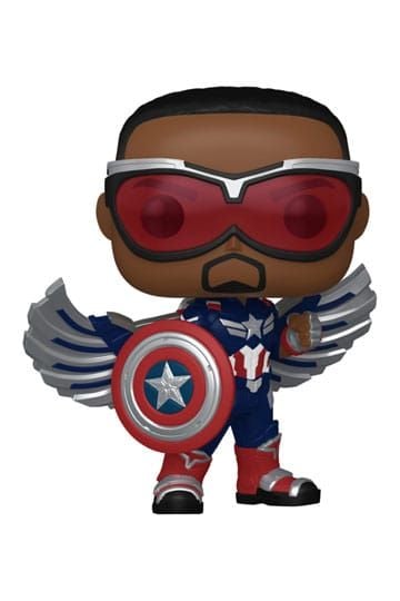 Captain America Brave New World POP! Movies Vinyl Figure Captain America 9 cm