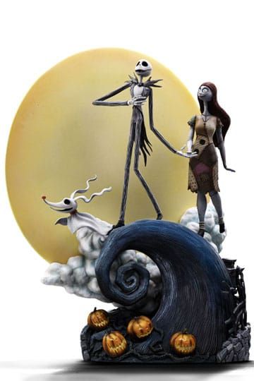 Nightmare before Christmas Deluxe Art Scale Statue 1/10 Jack and Sally 39 cm