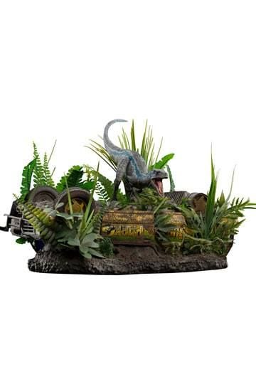 Jurassic World Fallen Kingdom Deluxe Art Scale Statue 1/10 Blue 24 cm